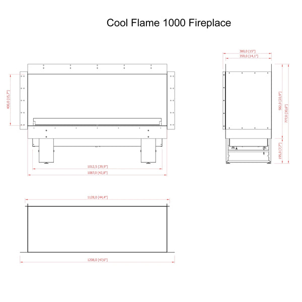 Cool Flame 1000 Jednostronny