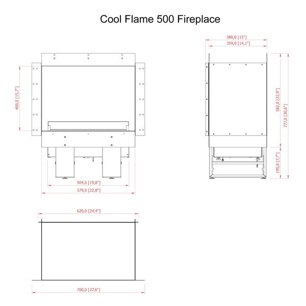 Cool Flame 500 Jednostronny