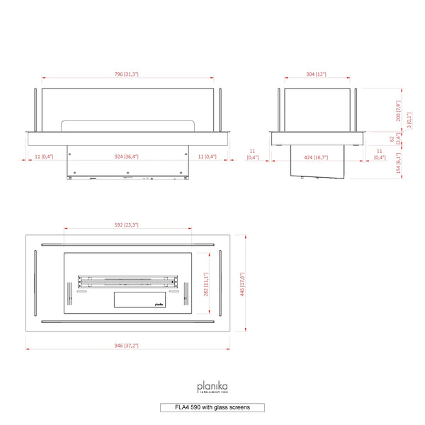 Profil wbudowany 590 - FLA4/FLA4+