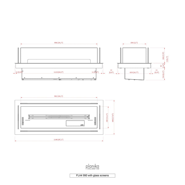Profil wbudowany 990 - FLA4/FLA4+