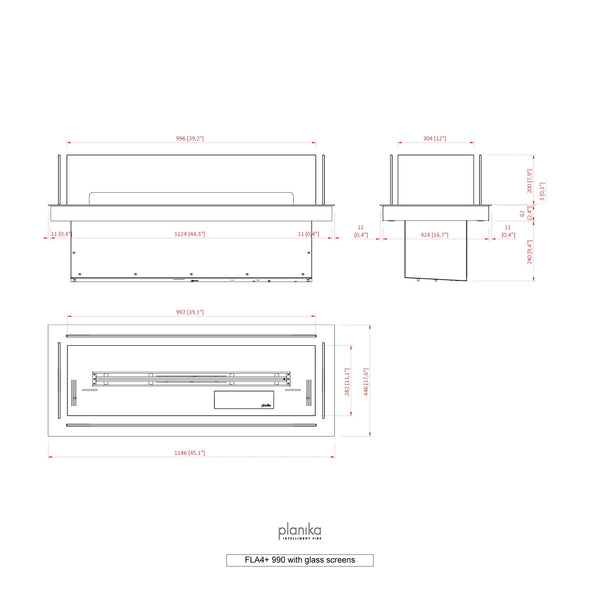Profil wbudowany 990 - FLA4/FLA4+