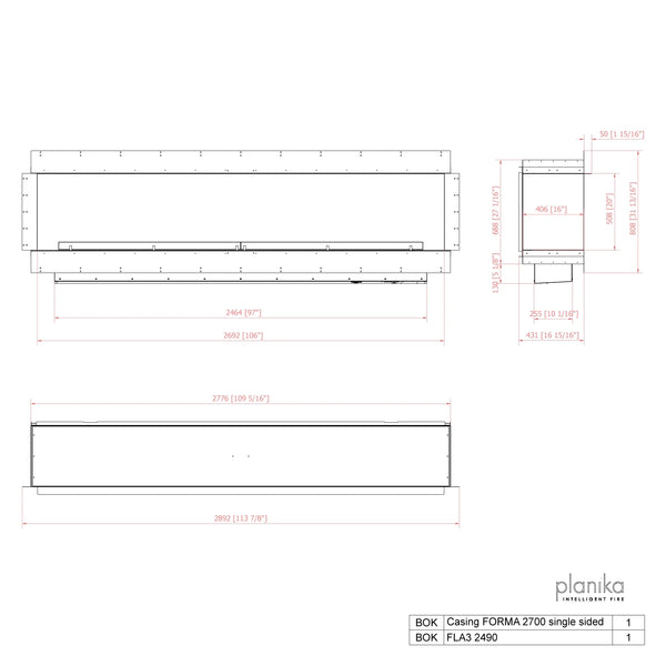 Forma 2700 Jednostronny