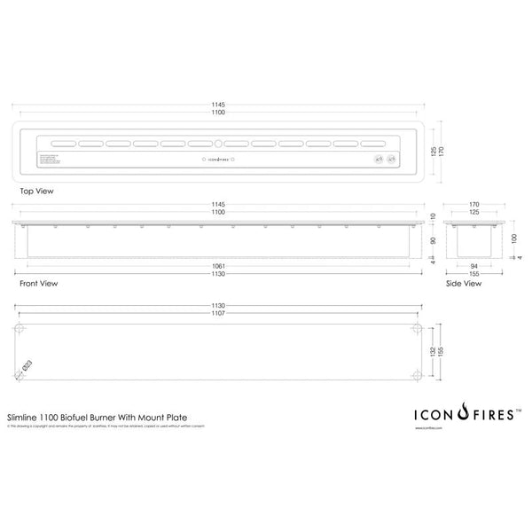 Icon Slimline 1100 Palnik