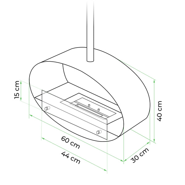 Stal Halifax - 60 cm