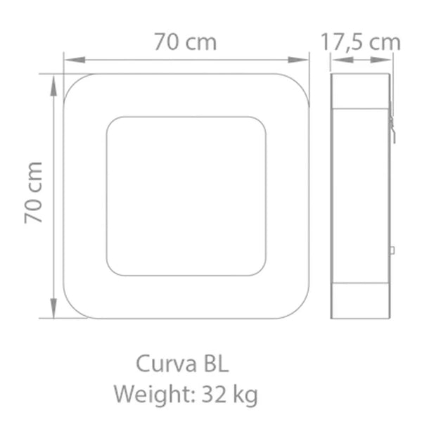 Safretti Curva BL - Biały