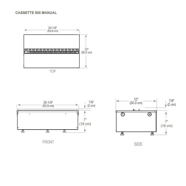 Dimplex Cassette 500 Opti-myst Retail