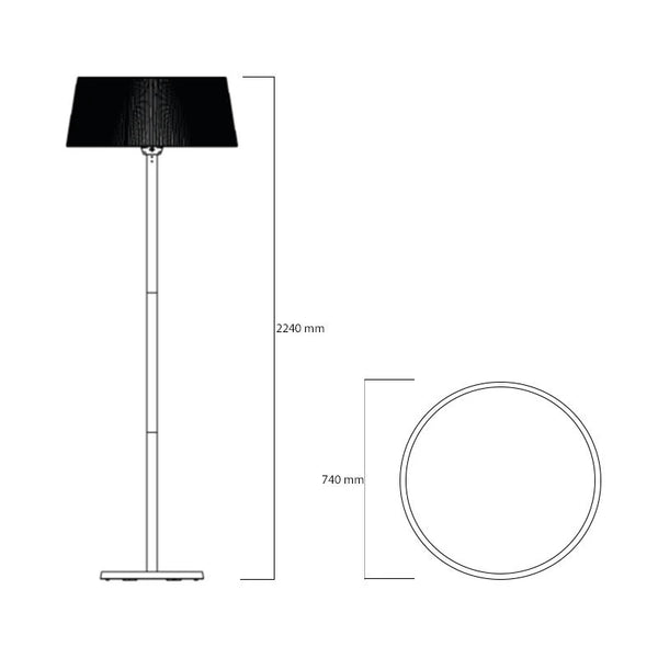 Artix Standing White 2100 Watt Grzejnik tarasowy
