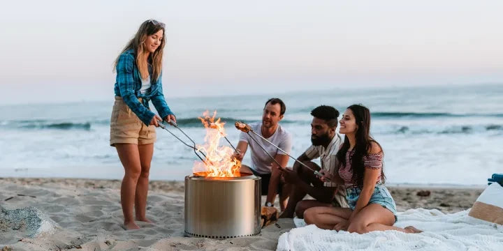 Solo Stove Ragner Palenisko bez dymu używane na plaży