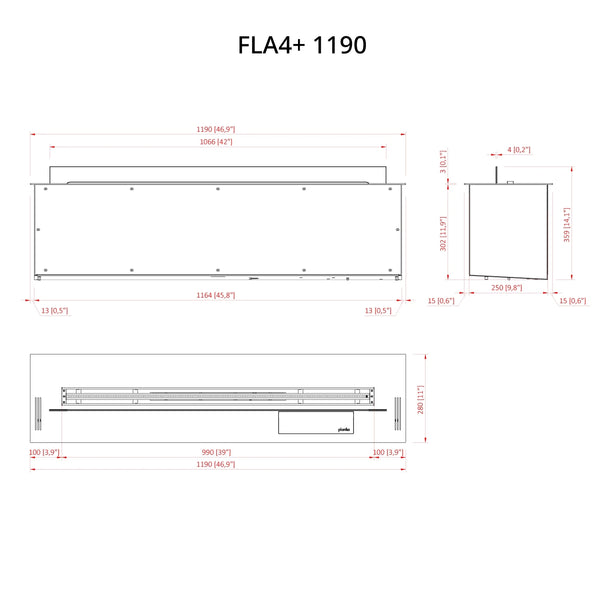 FLA4+ 1190 - Automatyczny palnik na biopaliwo