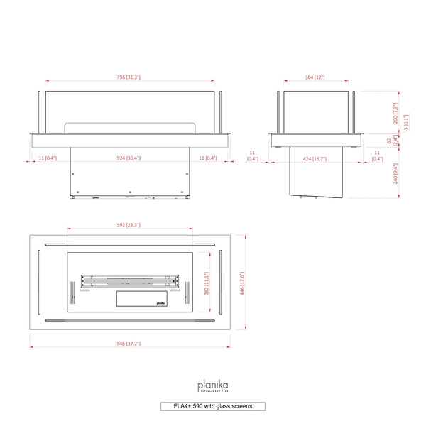 Profil wbudowany 590 - FLA4/FLA4+
