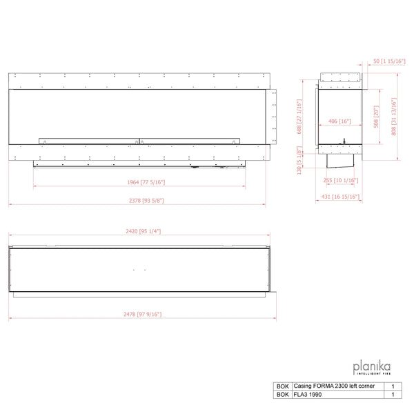 Forma 2300 Lewostronny