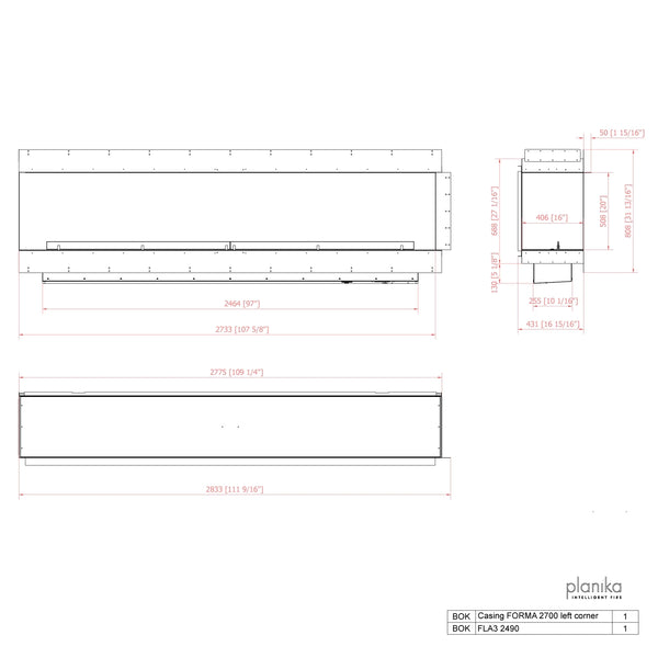 Forma 2700 Lewostronny