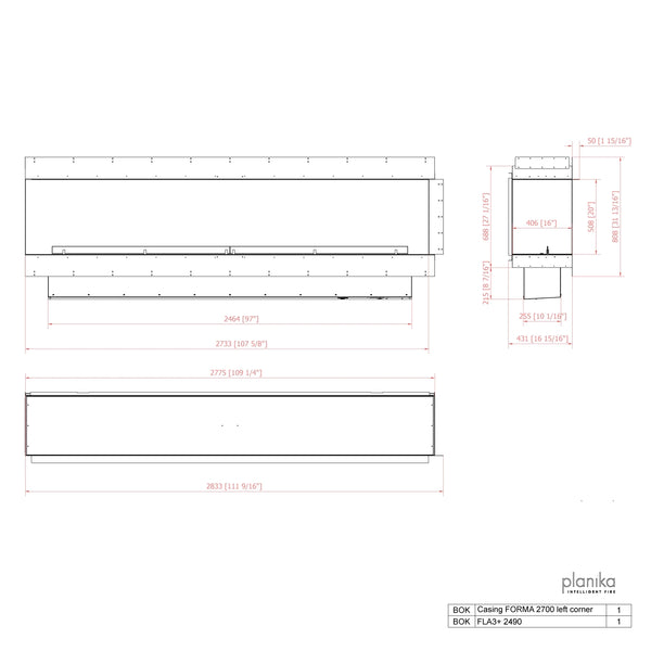 Forma 2700 Lewostronny