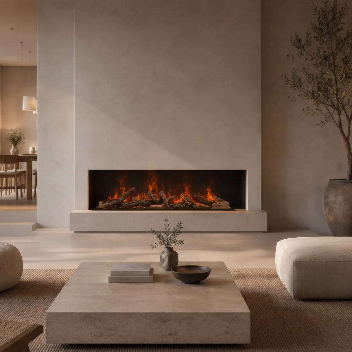 Triton 1000 - Multicolour Water Vapour Fireplace