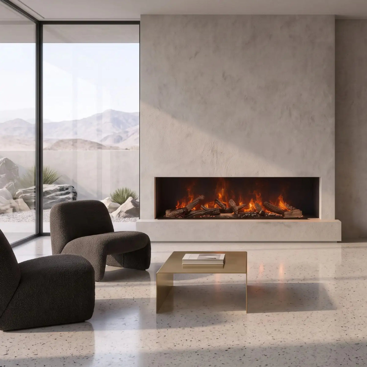 Triton 1000 - Multicolour Water Vapour Fireplace