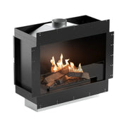 Flogs Box 800 Single-Sided (Flue Connection) - Bioethanol Fireplace