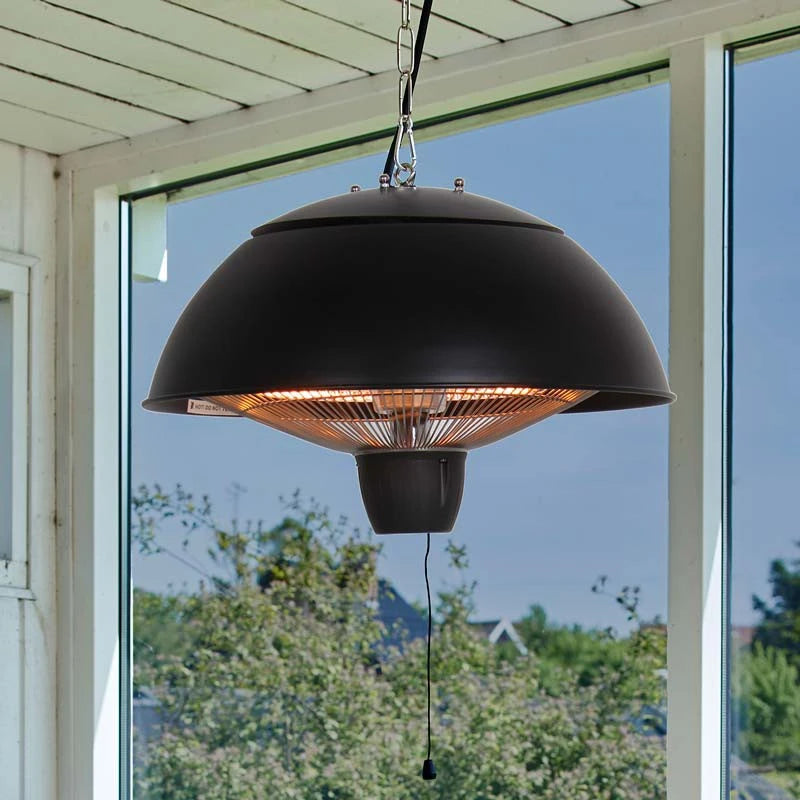 Grzejnik tarasowy wiszący 600-1500 W, HA, Ø42 cm
