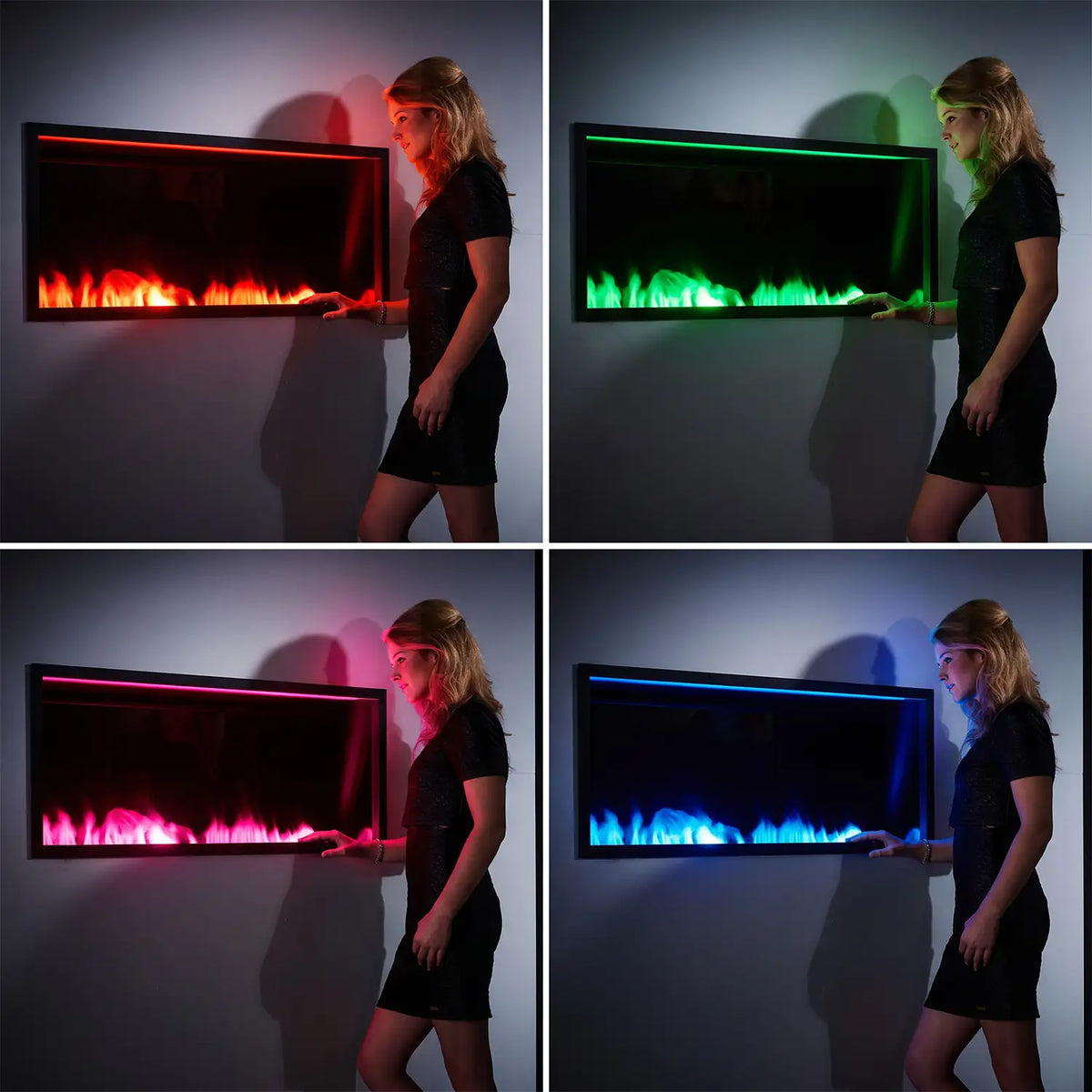Incanto 2500 Multicolour Built-in Water Vapour Fireplace