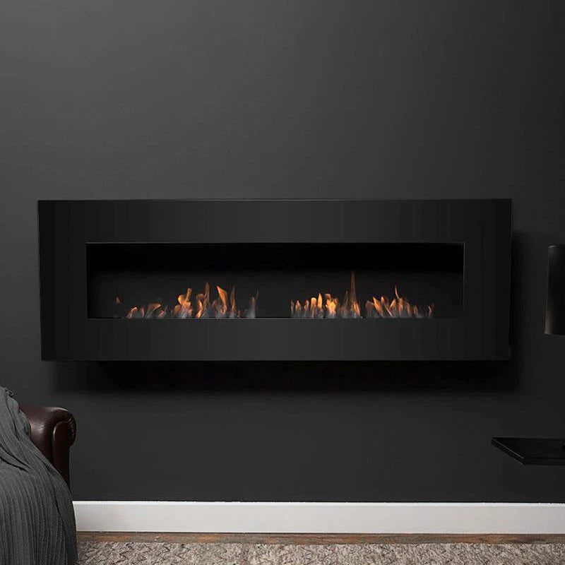Icon Fires Nero 1450 biokominek ścienny - Czarny