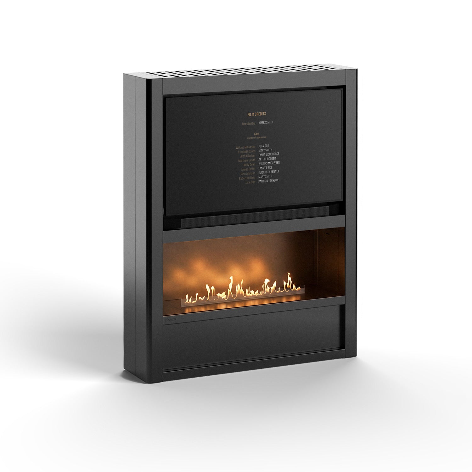 Cinema FLA4 - TV Cabinet Bioethanol Fireplace