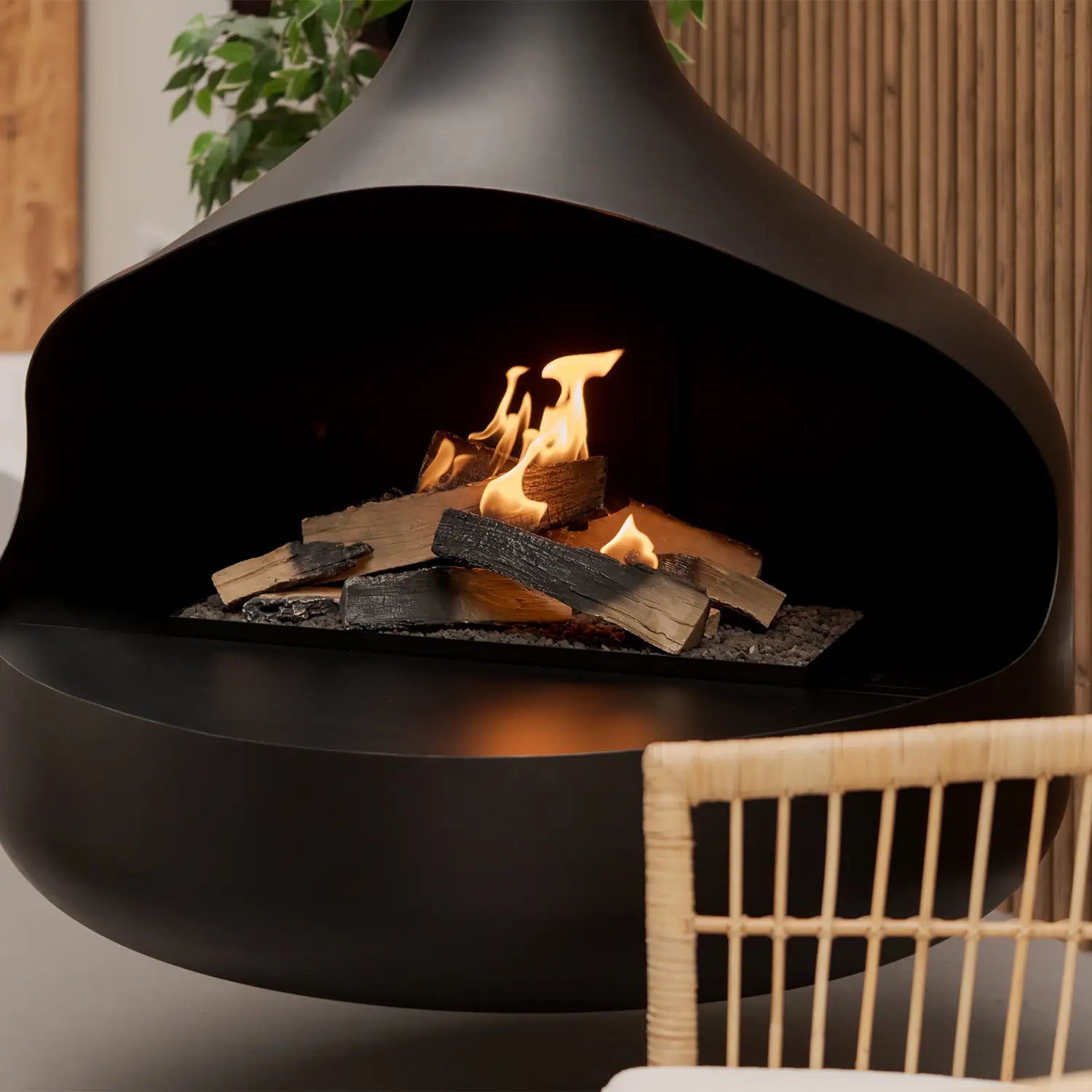 ONI Flogs - Ceiling-Mounted Bioethanol Fireplace