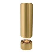 Pillar - Suspended Bioethanol Fireplace - Metallic Gold