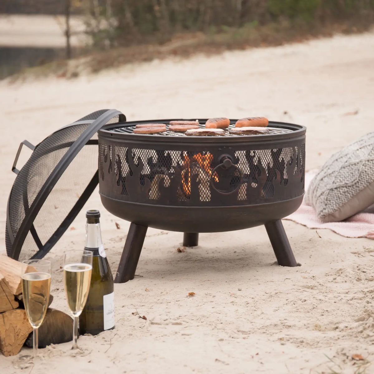 Blazer Firepit with Grill