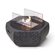 SOLIS - Granite Black - Outdoor Bioethanol Fireplace