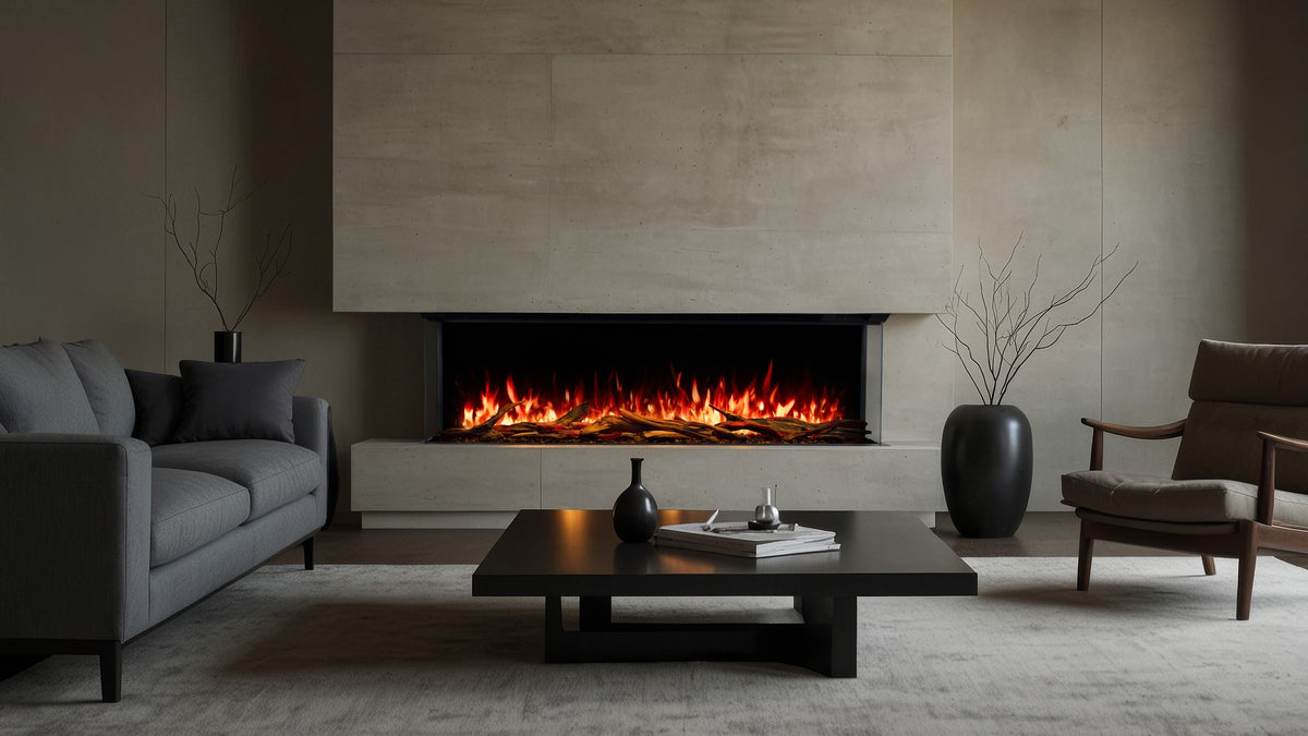 Superb 3D 160 cm Built-In Electric Fireplace