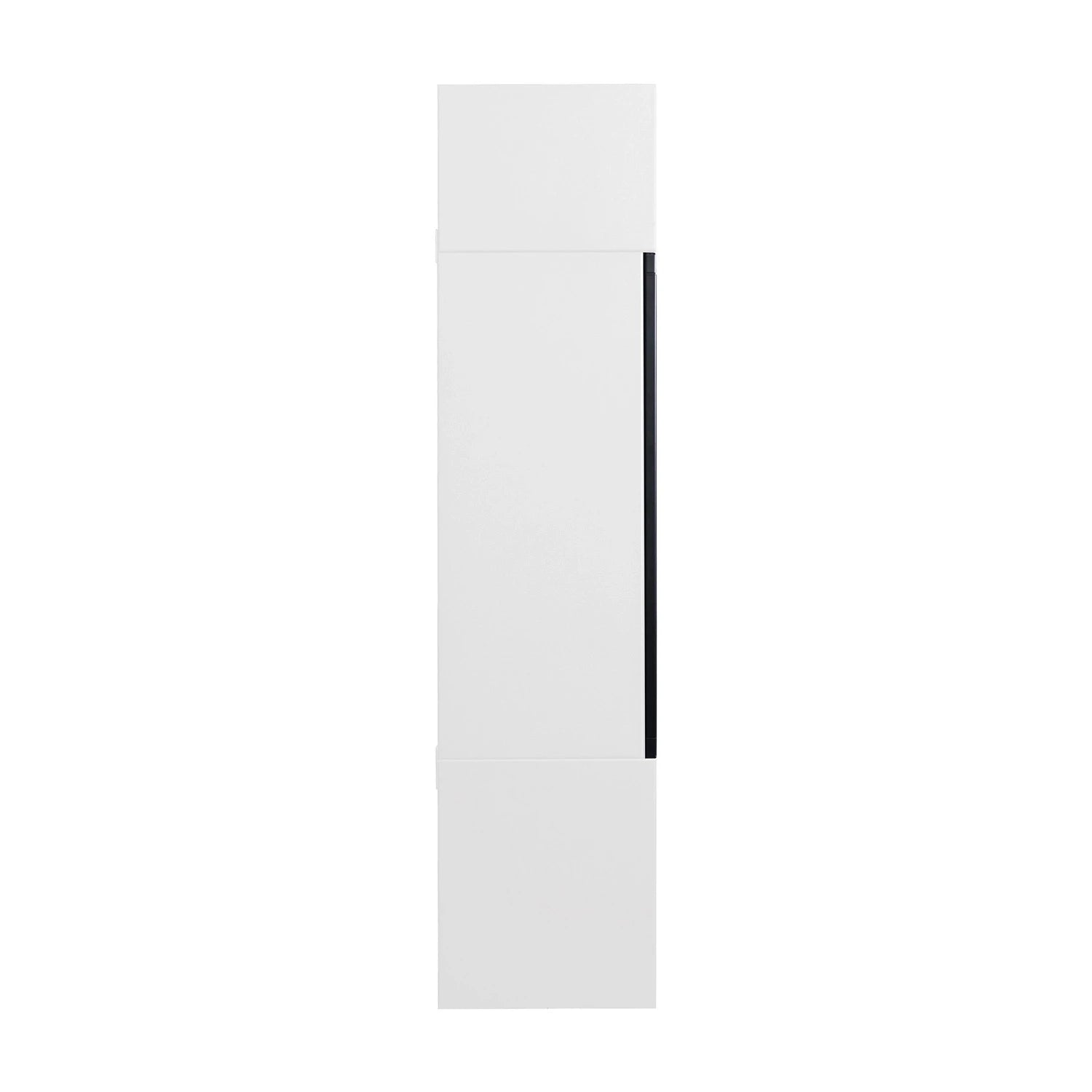 Milos 40 White – Freestanding Electric Fireplace