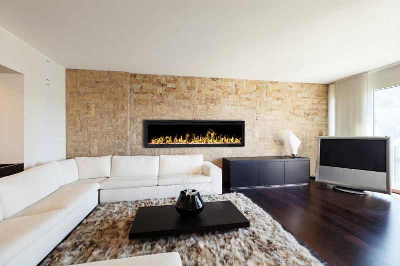 Elektryczny kominek Royal 60" (152 cm) - kominek ścienny