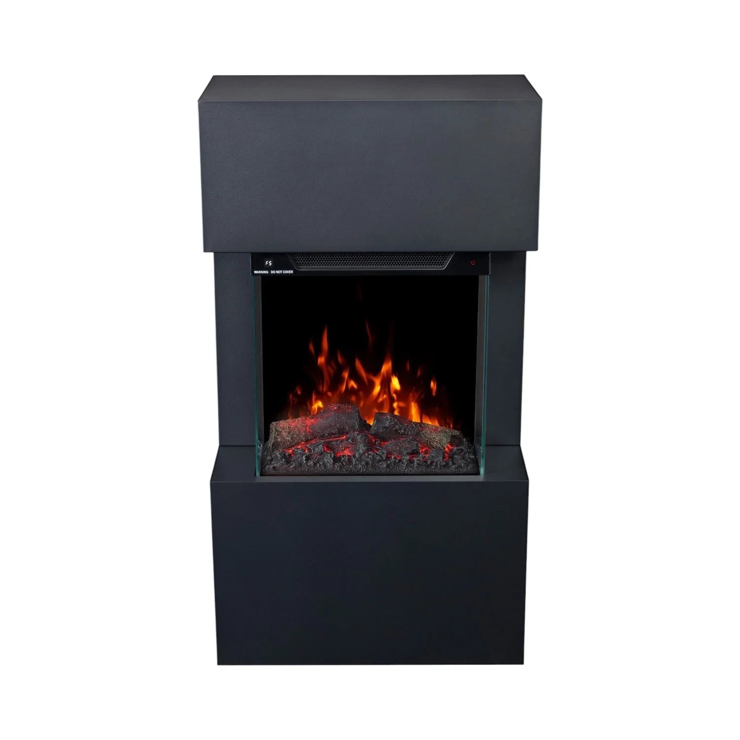 Texel Electric Fireplace - Black