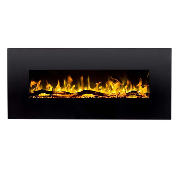Aflamo Albion 128 cm czarny kominek elektryczny