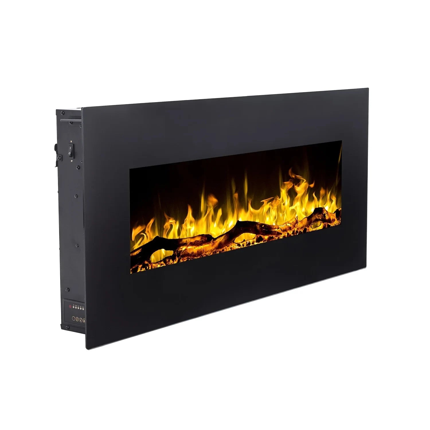 Albion 110 cm Wall-Mounted Electric Fireplace – No Heat