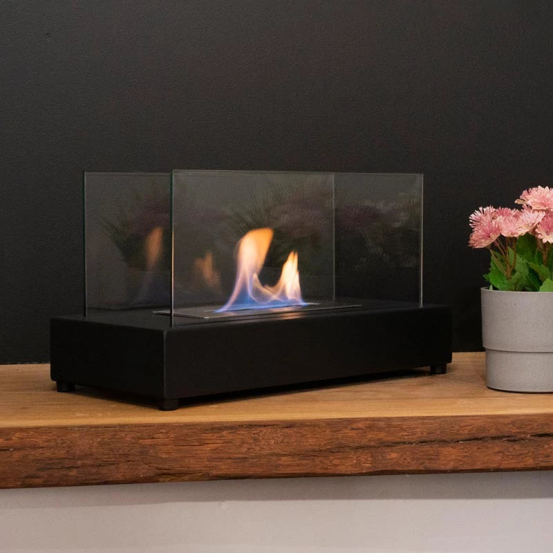 Lambeth - Czarny Biokominek