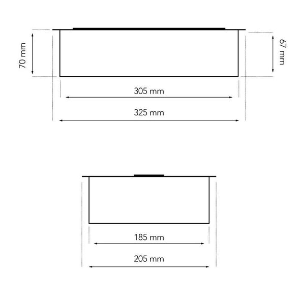 Palnik na bioetanol Deluxe - 2,5 litra (32,5cm)