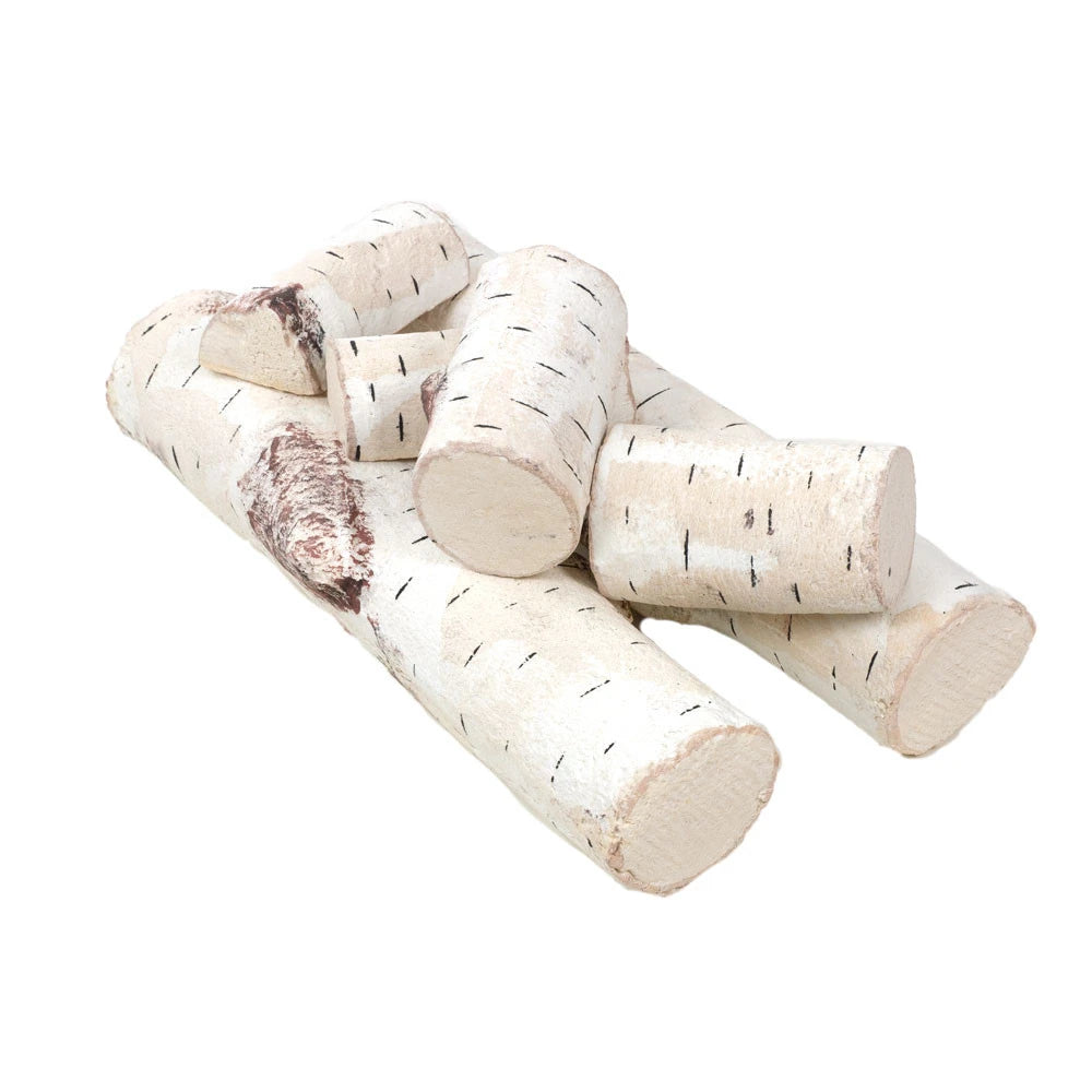 Dekoracja z drewna brzozowego - 6 szt