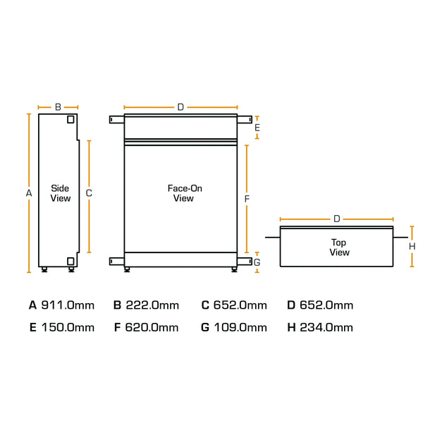 New Forest 650sq - Built-In Electric Fireplace
