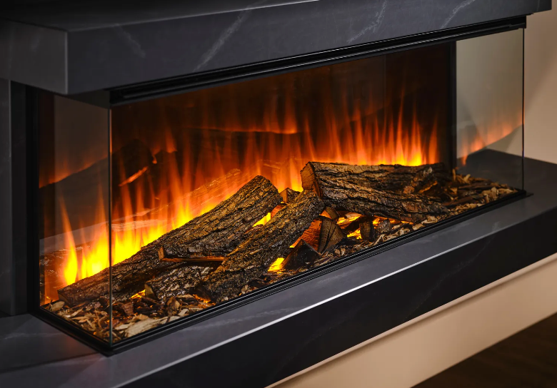 Winchester 1200 Grey Marble – Electric Fireplace Suite