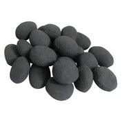 Ceramics Pebbles Black - 24 Pieces