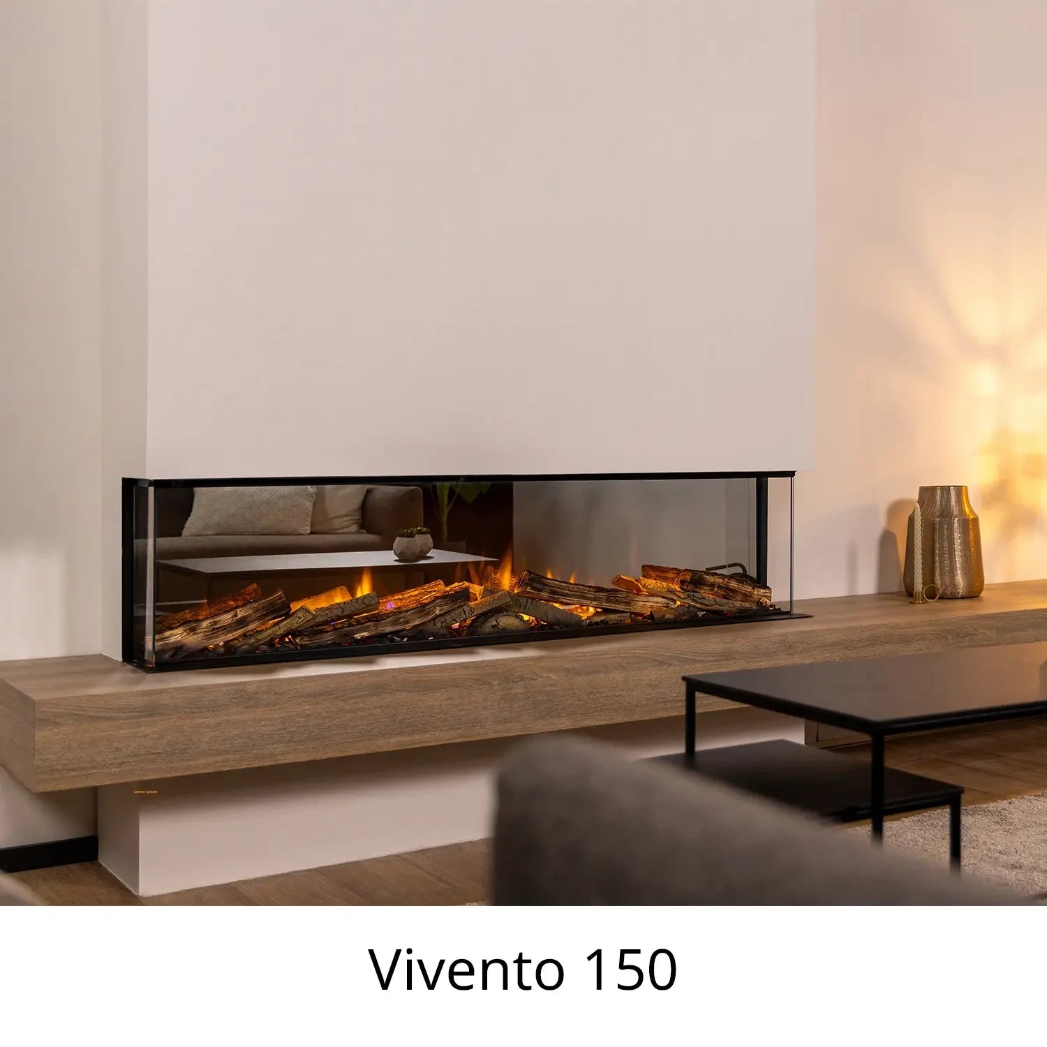 Vivente Plus 100 - wkład kominkowy do zabudowy
