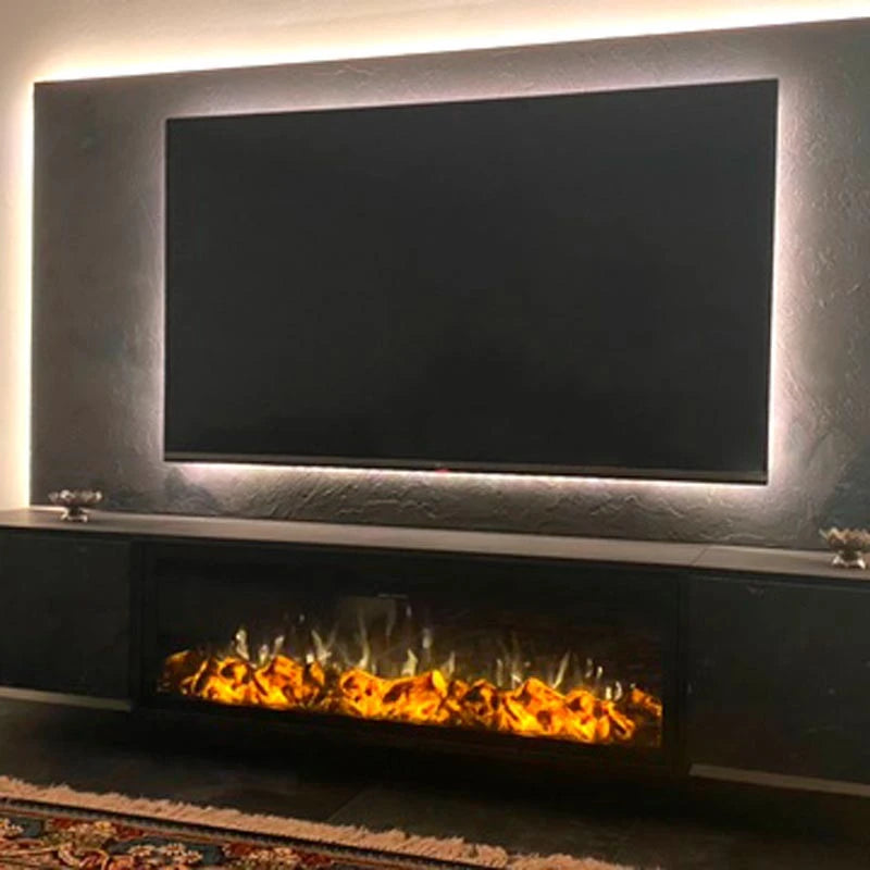 Kominek elektryczny do zabudowy LED Classic 129 cm