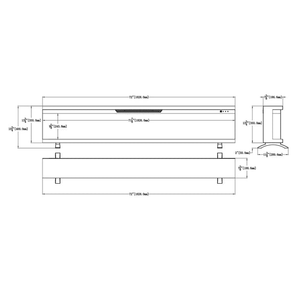 Unity 183 Electric Fireplace