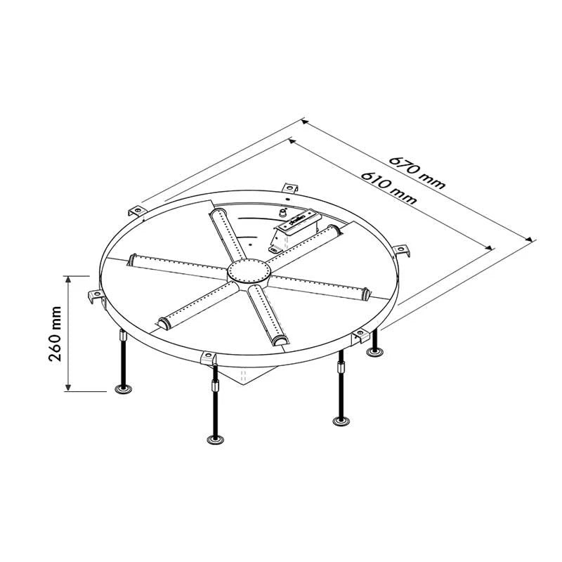 Planika Galio Star Insert automatic gas burner for outdoor DIY fireplace projects