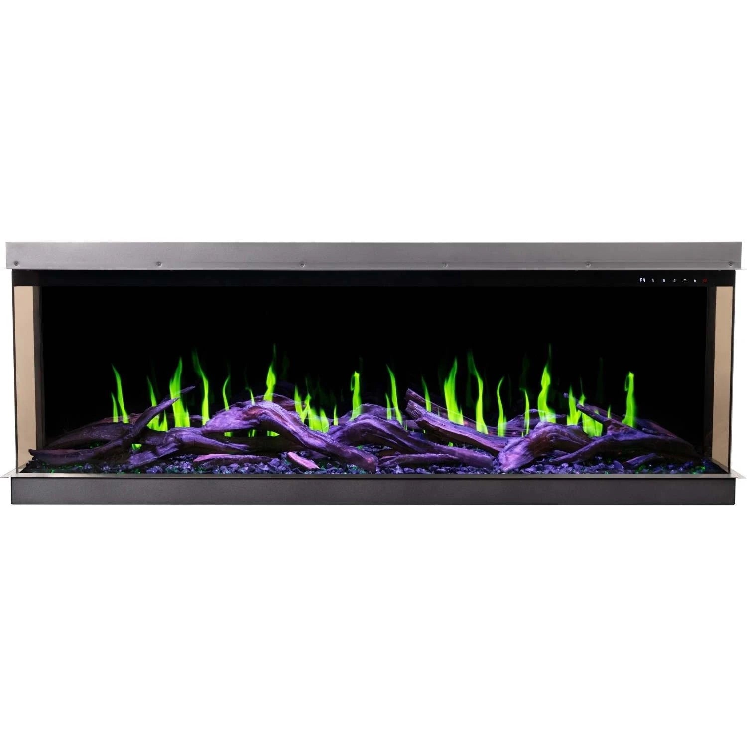 Aflamo Gold 193 cm Electric Fireplace