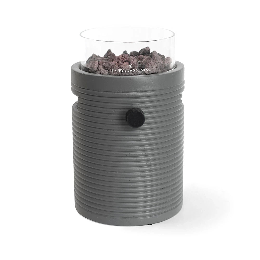 Lumi Groove Smokey Anthracite – Stołowy Kominek Gazowy