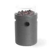 Lumi Groove Smokey Anthracite – Tabletop Gas Fireplace