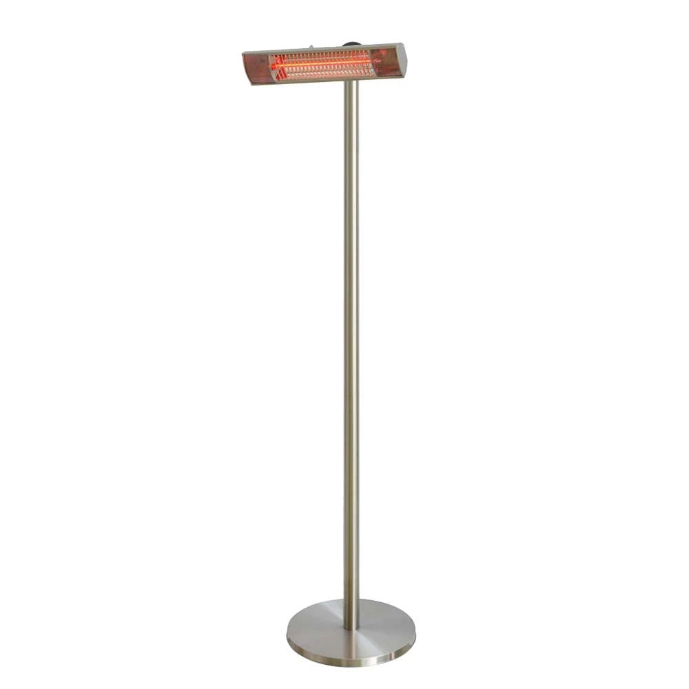 Grzejnik tarasowy wolnostojący 1500 W, GT, srebrny