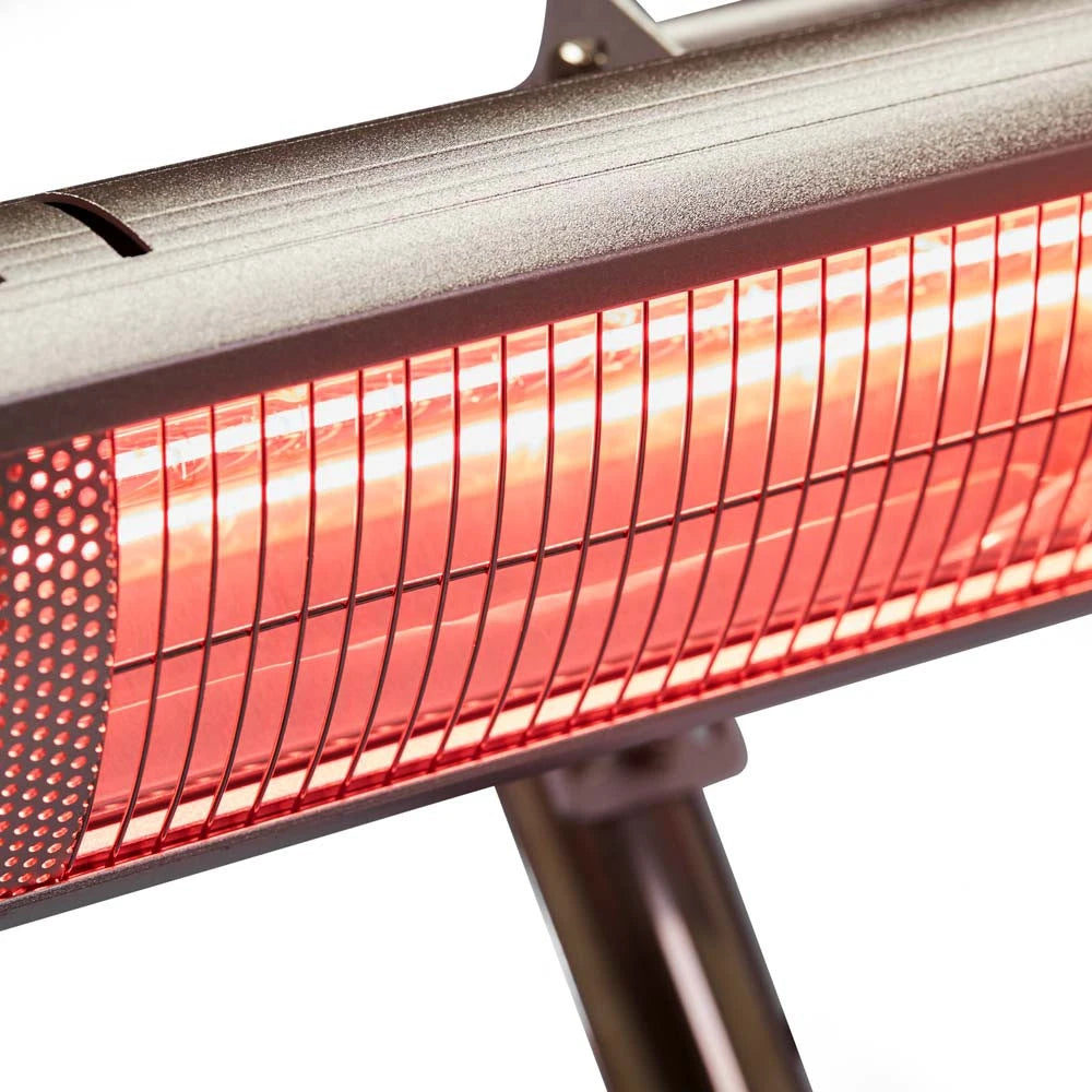 Grzejnik tarasowy wolnostojący 1500 W, GT, srebrny