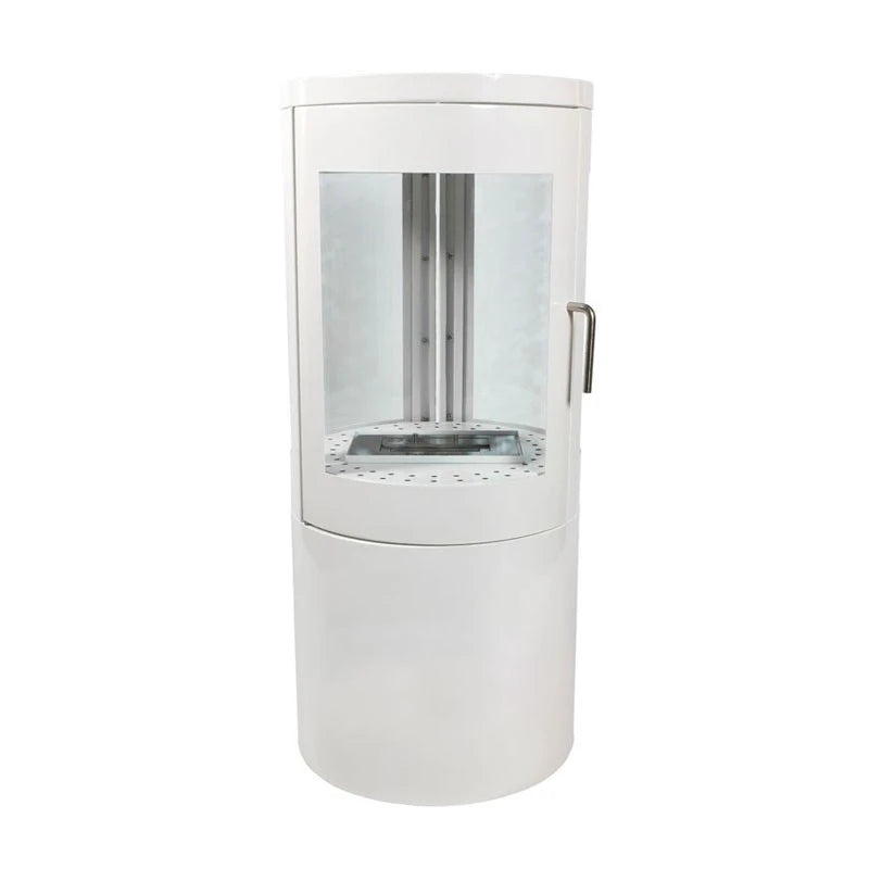 Columbus White - Bioethanol Stove with 360 view